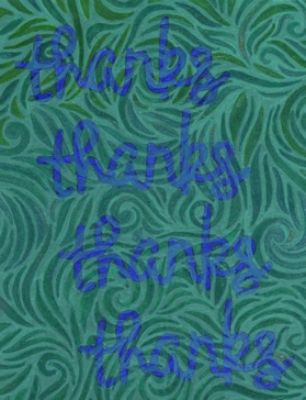 Swirls
(green & blue)
Thanks Card